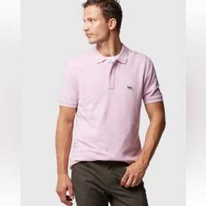 RODD & GUNN PINK LOTUS CLASSIC THE GUNN POLO 100% COTTON SIZE XL PREPPY